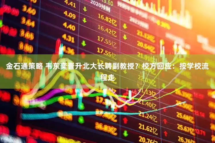 金石通策略 韦东奕晋升北大长聘副教授？校方回应：按学校流程走